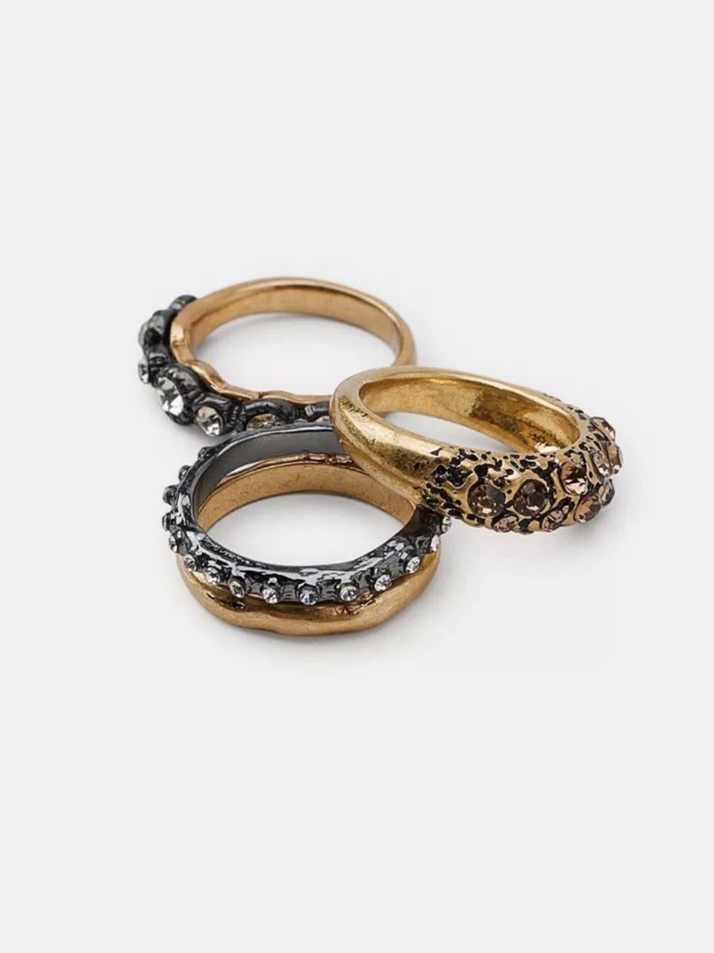Nwt- Zara- 3 pack stacking rings